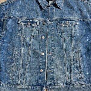 Marc Jacobs Studded Blue Denim Jacket